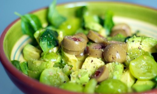 very green salad